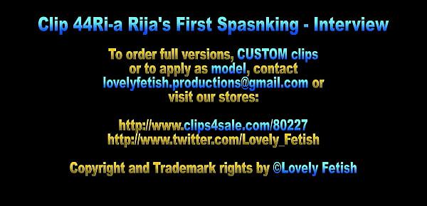  Clip 44Ri-a Rijas First Spanking - Interview - Full Version Sale 4$